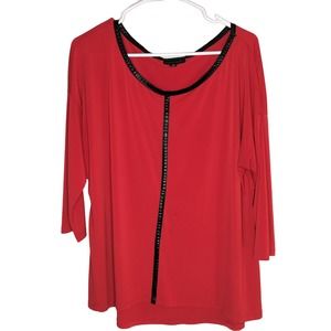 Worthington Ladies 3/4 Length Sleeve Blouse